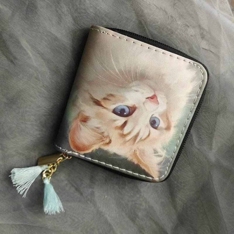 Timlee Cactus Unicorn Zipper Wallet Long Clutch Bag PU Leather Purse (Cat 0105) - Image 4